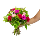 mix květin s čokoládou